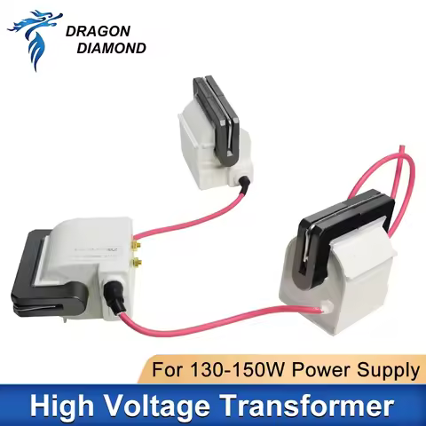 80W 100W 150W Co2 Laser Power Supply High Voltage Flyback Transformer Laser Engraver For 130W 150W C
