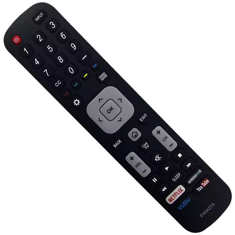 EN2A27S remote control is compatible with Hisense TV 55H6B 50H7GB 50H6B N6200U LC-40N5000U 43N5000U 