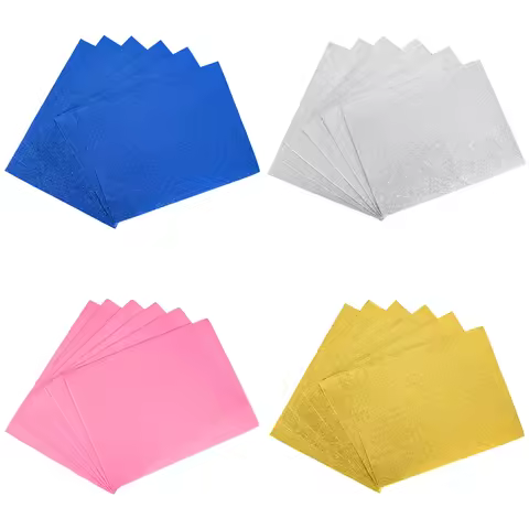Uxcell 6pcs 2mm Thick Gold Powder Glitter EVA Foam Sheet Sponge Paper Foam Paper Kindergarten DIY Ha