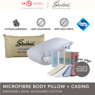 Lazada Exclusive | Snowdown Microfibre Body Pillow + Body Pillow Case Set (Assorted Random Colour)
