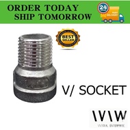 (15mm & 20mm) Stainless Steel V/ Socket