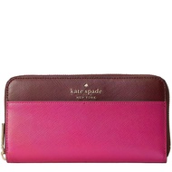 Kate Spade Staci Colorblock Large Continental Wallet in Pink Multi