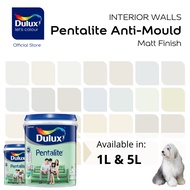 Dulux Pentalite | Interior Paint | Matt Finish | Anti-Mould & Anti-Fungus | Low Odour | Shades of Wh