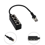 RJ45Extension Cord 1 to 3 Network Cable Adapter cable Connecting Line One male3Busbar TV7M