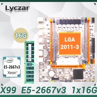 X99 Lyczar kit set Motherboard(X99)+CPU(E5-2667v3)+Memory(1x16G DDR4 2133 REG)