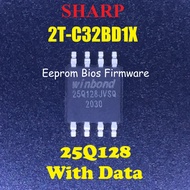 (Ready Stock) Sharp 2T-C32BD1X IC 25Q128 EEPROM/ BIOs/ FIRMWARE 2TC32BD1X/ QPWBNG706WJN3