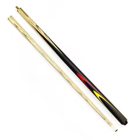 JDH 1.2m 1/2 Snooker Cue with Ash Wood Shaft for Children/Kids Play,Non-standard Snooker Cue for Min