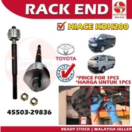 S2U Car Steering Rack End Tie Rod Inner Toyota Hiace KDH200 45503-29836 Kepala Ball Joint Tayar Kereta Suspension
