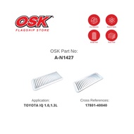 OSK AIR FILTER for TOYOTA IQ 1.0,1.3L 17801-40040