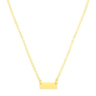 Nathalia NY สร้อยคอทองคำ จี้หัวใจมินิขัดเงาโรสโกลด์ 14k 14k Rose Gold Polished Mini Heart Necklace(พรีออเดอร์ pre-order ทัก chat ก่อนสั่ง)