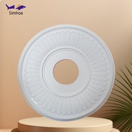[Simhoa] Ceiling Decorative Ceiling Plate French Design PU Ceiling Plate Chandelier Decorative Ceili