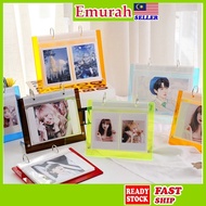 Acrylic Photo Frame Stand 2R 3R 4R Lomo Card Frame Photocard sleeve album ID Card Holder Instax KPOP