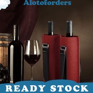 Wine Container Wine Bag Wine Carrier Tote Bag with Handle – Durable Felt Bottle Bag for Champagne Be