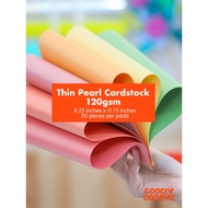 120gsm | Pearl Paper Cardstock (A4) Wedding Crafting Envelopes Paper Rolled Flowers w Cameo Cricut