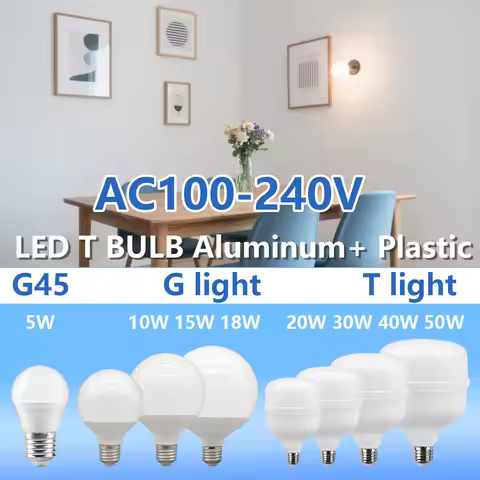 1-5PCS 5W 10W 20W 30W 40W 50W Hight Power LED Bulb E27 AC100-240V Warm light Cool Lighting 6000K 400