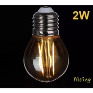 Ld Filament lamp 2 watt 2 watt edison cafe bulb 2w G45 bulb E27