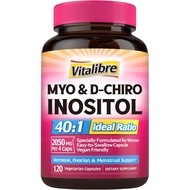 Inositol Supplement, Myo-Inositol & D-Chiro Inositol Fertility Supplements for Women, 40:1 Ideal Rat