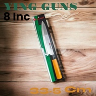 PISAU DAPUR YING GUNS LEBAR 8INC HIGH GRADE MOTIF PVC KAYU G1110