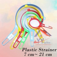 Plastic Strainer With Handle/Multi Purpose Plastic Fine Mesh Strainer Colander Flour Sieve/Plastic M