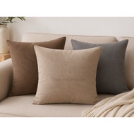 Premium Suede sofa cushion cover, size 55x55 cm