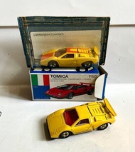 Tomica No.F50 Lamborghini Countach LP500S  (F50-1-6 Yellow 黃色  / F50-1-8 Y/R  黃底/頂紅間 輸出版）