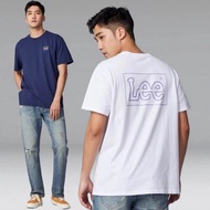 LEE cotton t-shirt, Unisex short sleeves made in Korea, regular fit form - LEE01