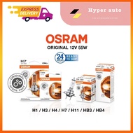 【Osram】100% Original OSRAM H4 H1 H3 H7 H11 HB4 HB3 60W 12V HALOGEN BULB