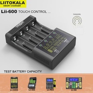 Liitokala-เครื่องชาร์จแบตเตอรี่ลิเธียม, Lii-600, S8, 500 PD4, 500S, 18650, 18350, 18500, 20700, 14500, 26650, 1.2V, AA NiMH Battery