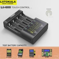 Liitokala-เครื่องชาร์จแบตเตอรี่ลิเธียม, Lii-600, S8, 500 PD4, 500S, 18650, 18350, 18500, 20700, 1450