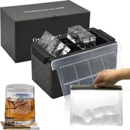 Benheida Whiskey Transparent Ice Ball Silicone Ice Tray Mold Bar Household Large Ice Ball O8GR