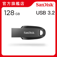 SanDisk - Ultra Curve USB 3.2 隨身碟 128GB (SDCZ550-128G-G46) 手指