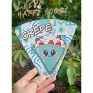 Lovely CREPE Paper Cake Bag (Double Cake) - Delicious Taste Bag - convenient cake bag