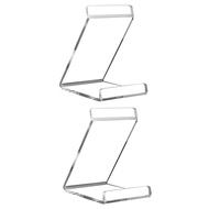 Record Display Stand -Clear Acrylic Now Playing LP Cover Holder for Desktop/Tabletop Music Album Sto