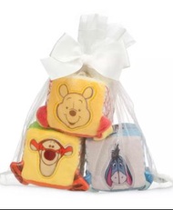 現貨Disney Winnie the Pooh and Pals Soft Blocks for Baby 	迪士尼小熊維尼跳跳虎吚唷聲音嬰兒軟積木