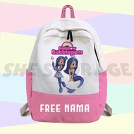 Free NAME - CHILDREN'S BACKPACK INDIGO KEEN RAINBOW BUBBLEGEM CHILDREN'S SCHOOL BAG
