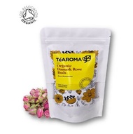 TéAROMA - 有機原粒粉紅大馬士革玫瑰花茶 50g