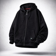 Nsa Ind Hoodie Bjorka Black Zipper Men Women Oversized Hoodie Zipper Oversized Hoodie Lelaki