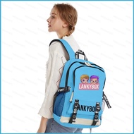 BB13  LankyBox backpack Internet celebrity 3D student bag digital printing travel and outing large-c