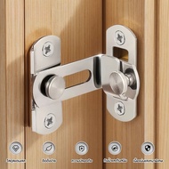 Stainless Steel Door Lock 90 Degrees/180 And Window Sliding No Drilling Required