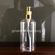 [10 PCS] Botol PET 500ml Pump / BR 500ml Tutup Pump / Botol Pump 500ml