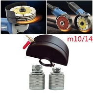 (Hot) M10/14 Angle Grinder Adapter Conversion Kit Flange Metal Lock Nuts Slotting 125 150 Type Groov