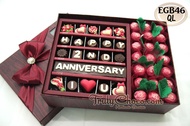 Trulychoco kado coklat anniversary pernikahan untuk suami