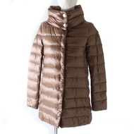 正品 Herno AMELIA 立顏色羽絨服，ブラウン，PI0505DIC，女款。