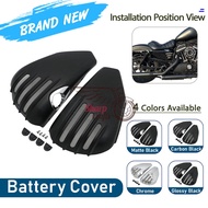 Left Right Side Battery Fairing Cover For Harley Sportster XL Iron 883 883R 883L 883C 883N 1200 N/R/