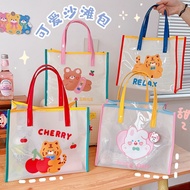 BELLE TOTE BAG KOREAN BEAR MOTIF BAG/ LAPTOP BAG/ DOCUMENT BAG PREMIUM TOTE BAG TOTE BAG/