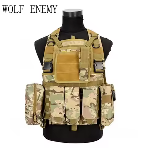 Hunting Tactical Combat Molle RRV Chest Vest Rig Hunting Paintball Harness Airsoft Vest With Magazin