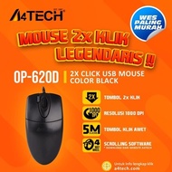 VTRACK A4TECH OP620D BLACK PADLESS USB MOUSE