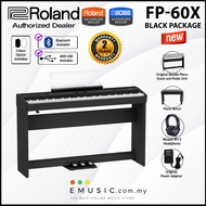 Roland FP-60X 88-key Digital Piano with Bluetooth Home Package (FP60X FP 60X FP60 X)