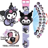 SANRIO นาฬิกาข้อมือ ลายการ์ตูน Cinnamoroll Melody Kuromi 24 สําหรับเด็ก เปิดฝาคได้