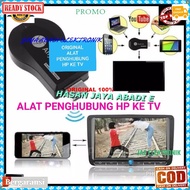 LAYAR Mobile phone screen connector to anycast hdmi mirae cast youtube video receiver support TV